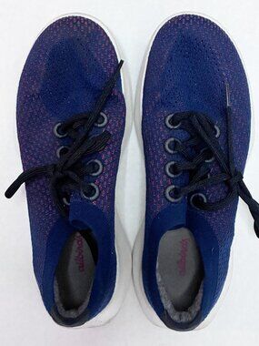 Allbirds Tree Dashers - Women's 10.5 - Blue Red Sneakers